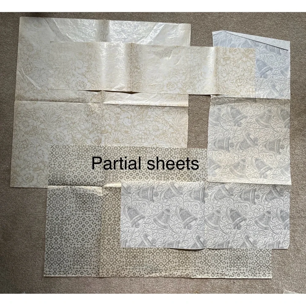 Vtg Lot 28 Full Sheets Wrapping‎ Paper All-Occasion 60's 70's 80's Plus Pieces